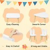 FURNIinspire Kids Table Sets 3 Pieces Rabbit Themed Toddler Table Chair Set, Children Wooden Activity Play Table Set, White, 23.6"*23.6"*17.3" - 4 of 4