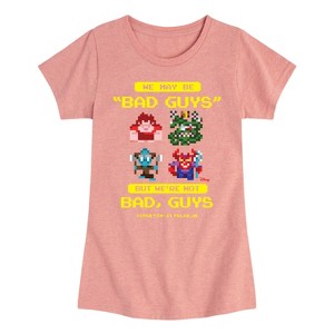 Girls' - Disney - Bad Guys But Not Bad, Guys Fitted Short Sleeve Graphic T-Shirt - 1 of 4