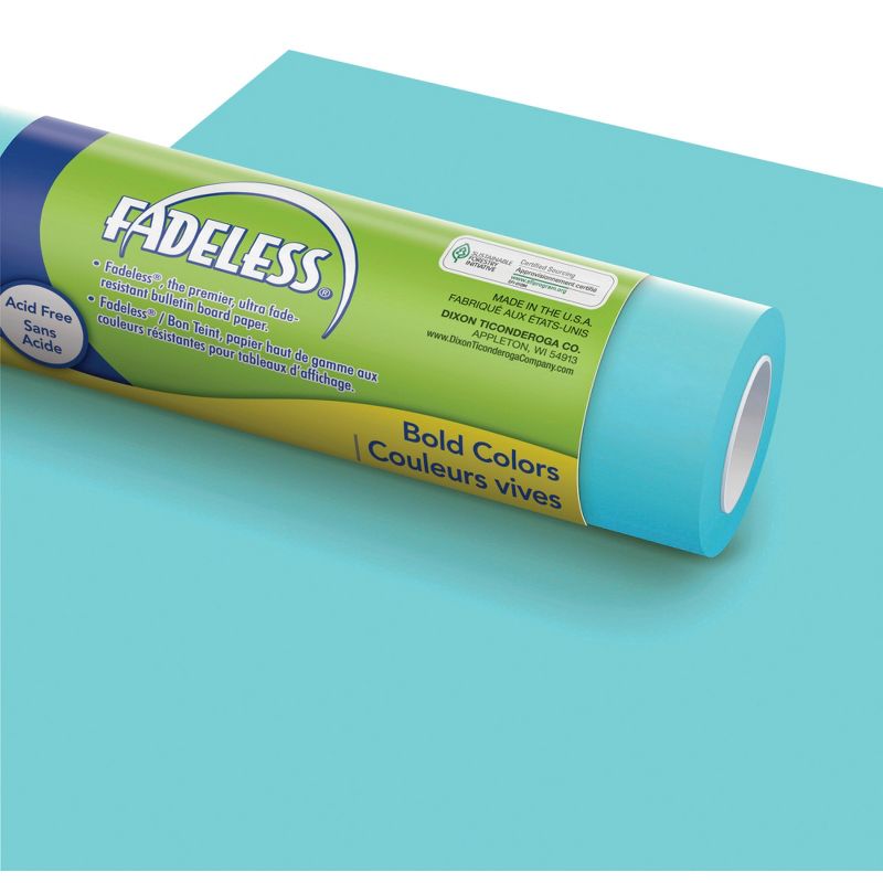 Fadeless Paper Roll, Lite Blue, 48 Inches x 50 Feet, 1 of 6