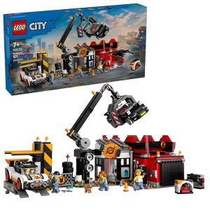 LEGO City Scrapyard with Cars Building Toy for Pretend Play 60472 - 1 of 4