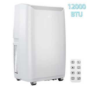 Jojoka 12000 BTU Portable Air Conditioner with Remote, 3-in-1 AC Unit with Fan & Dehumidifier, Quiet Operation, 24H Timer, Washable Filter - 1 of 4