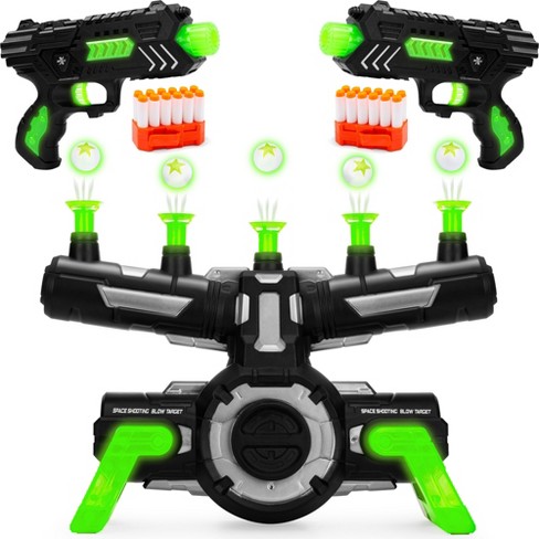 2pk Dart Zone Super Commando Toy, Kids Play Motorized Belt Blaster