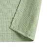 LunaLulinlk Green Check Fabric Shower Curtain - 4 of 4