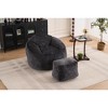 Vynxaria Foam Bean Bag Chairs for Adults - 3 of 4