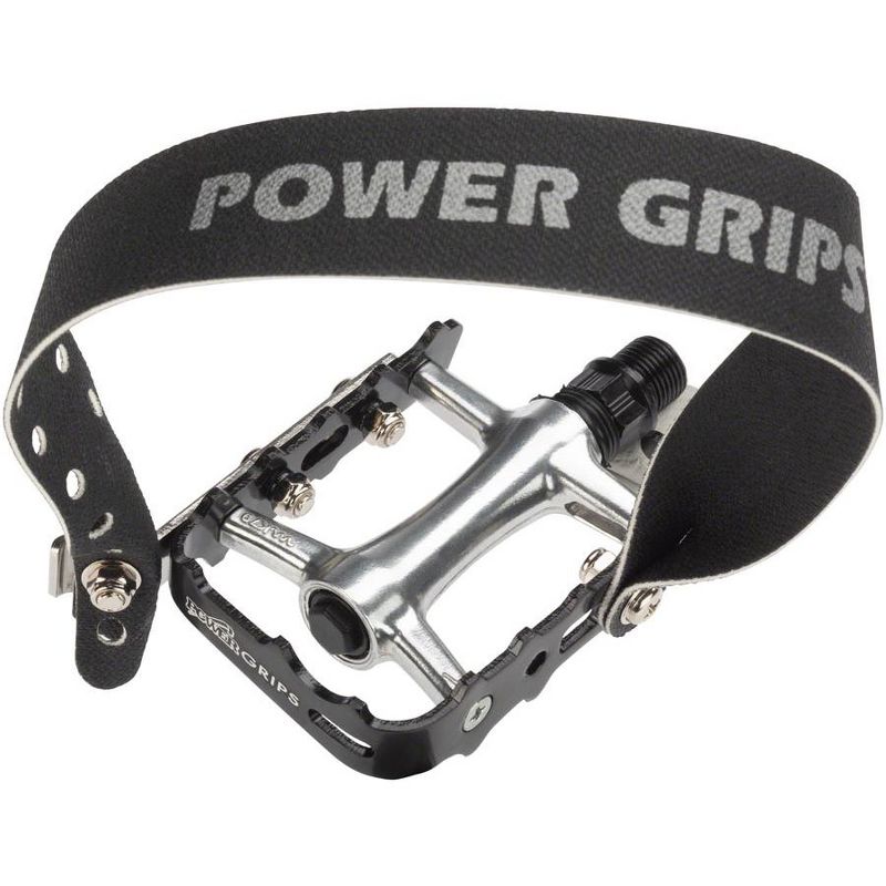 Power Grips High Performance Cage Pedal Kit 9/16" Chromoly Alloy Body Black XL, 1 of 4