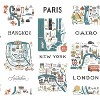 Rifle Paper Co. City Maps Peel and Stick Wallpaper Blue/Red: Self-Adhesive, Repositionable, Multicolor, 28 Sq Ft Coverage - 2 of 4