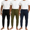 Mens 3 Pack Ultra Soft Dual Pocket Joggers - 2 of 4