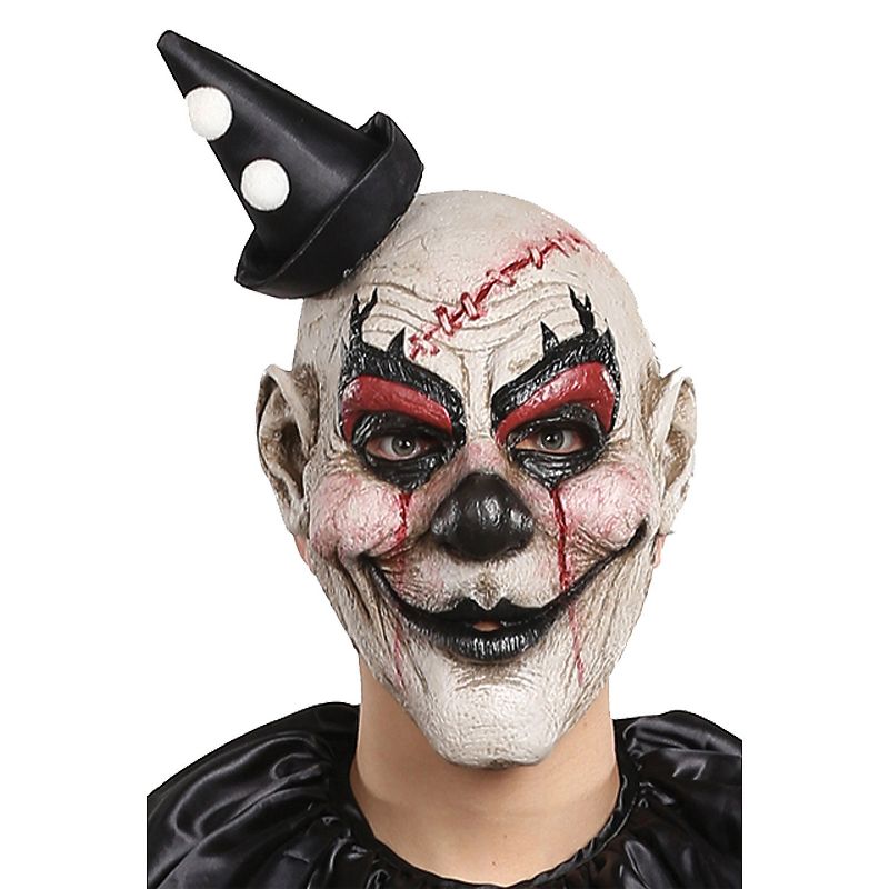 Seasonal Visions Mens Scary Clown Killjoy Costume Mask - 14 in. - White, 1 of 2