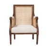 bali & pari Desmond Fabric and Wood Accent Chair - 3 of 4
