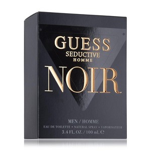 Guess Seductive Homme Noir Eau de Toilette EDT Spray for Men, 3.4 oz Men's Perfume - 1 of 3