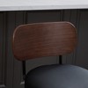 NicBex Counter Height Bar Stools Rattan Bar Chairs Swivel Counter Stools with Cane Back, Upholstered Seat for Kitchen Island, Pub - 3 of 4