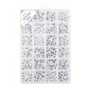John Bead 910pcs 4x7mm Assorted Plastic Round Alphabet Letter Beads for DIY Crafts Bracelets Necklaces Jewelry Making Bead Box - 4 of 4
