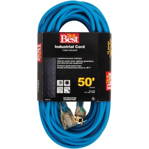 Do it Best  50 Ft. 16/3 Industrial Outdoor Extension Cord RL-JTW163-50X-BL - 1 of 1