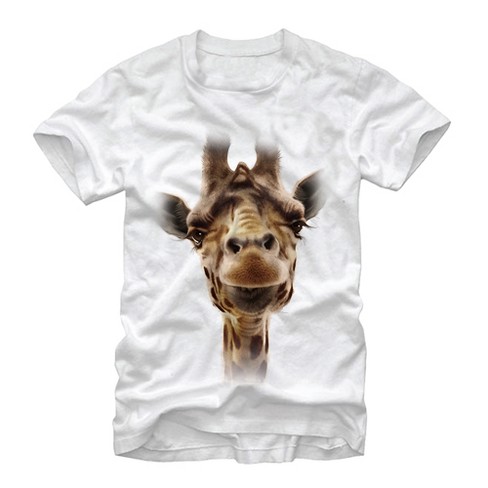 Giraffe Personalized Monogram Royal Short Sleeve Tee Shirt XL/18-20