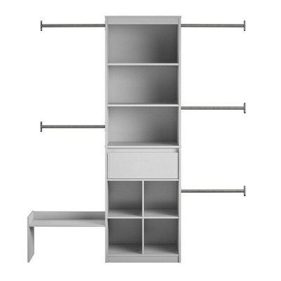 Max & Finn Grow with Me Adjustable Kids Closet Organizer System