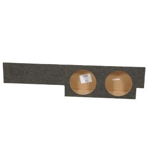 Q Power 10” Subwoofer Enclosure Enhanced Vehicle Audio F150 Super Crew, Grey - 1 of 3