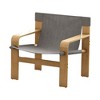 NicBex Detachable Accent Chair,Arm Chair with Solid Wood Frame,Linen Lounge Chair for Bedroom,Reading Room,Dark Grey - 4 of 4