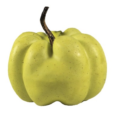 Home Decor 7.25" Yellowish Green Small Pumpkin Fall Thanksgiving  -  Decorative Figurines