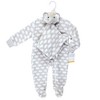Hudson Baby Flannel Plush Sleep and Play and Security Toy, Elephant Cloud - 2 of 4