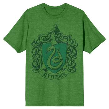 Harry Potter Slytherin Crest Men's Green T-shirt