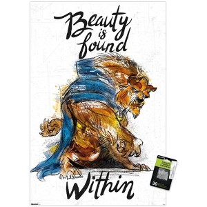 Trends International Disney Beauty and the Beast (1991) - Watercolor Beast Unframed Wall Poster Prints - 1 of 4