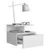 CENGHU Floating Nightstand, Modern Sideboard Decorative Storage Cabinet with Drawer, End Table, Side Table, Open Top Shelves for Bedroom - 4 of 4