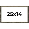 PosterPalooza | 25x14 Wood Antique Frame with UV Acrylic, 4 Finishes: Bronze, Gold, Silver, and Black - 2 of 4