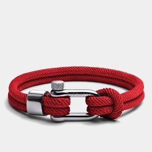 Elegatto Alchor Platinum Bracelet - 1 of 4
