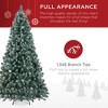 Best Choice Products Pre-Decorated Holiday Christmas Pine Tree w/ Partially Flocked Branch Tips, Base – Blue Spruce - 4 of 4