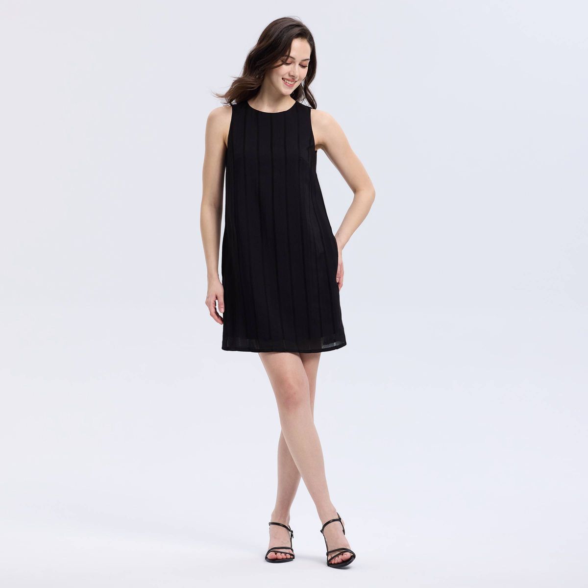 Women's Jacquard Mini Shift Dress - A New Day™ - thumbnail 3
