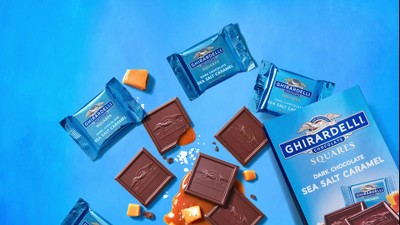 Milk Chocolate Sea Salt Caramel Squares by Ghirardelli