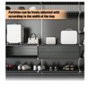 Purse Organizer For Closet, Adjustable Acrylic Shelf Divider For Clothes Purses Handbag Closet Organizer, Adjustable For Bedroom, Kitchen, Cabinets, - 3 of 4