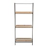 Olivia & May Industrial Wood Shelving Unit Brown: 3-Tier Bookcase, No Assembly, Open Storage - image 3 of 4