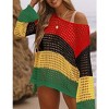 Bsubseach Crochet Cover Ups for Women Sexy Hollow Out Swim Cover Up Knit Summer Outfits-white 38 - 4 of 4