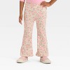 Toddler Girls' 2pc Hello Kitty Floral Cozy Fleece Sweatshirt and Pants Set - Light Pink - 4 of 4