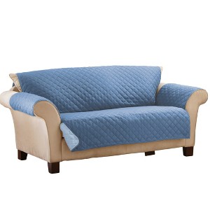 Collections Etc Reversible Quilted Furniture Protector Cover - 1 of 4