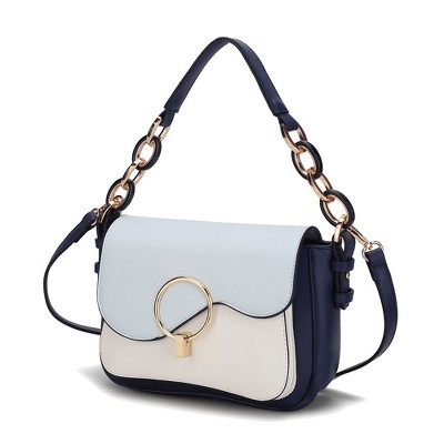 MKF Collection Fantasia Solid Vegan Leather  Women's Crossbody Bag by Mia K