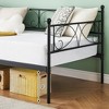 Nasitip Twin Size Daybed Frame with Headboard,Heavy Duty Metal Slats for Sturdy Support - 4 of 4