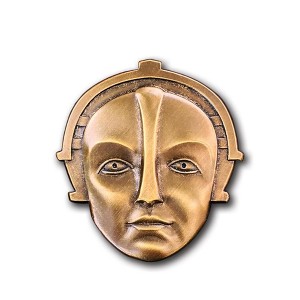 WaxOffDesigns Metropolis 1927 MetroBot Metal Collector Pin - 1 of 3