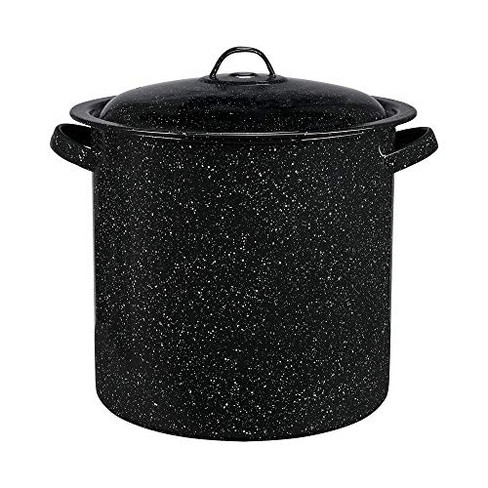 Magnalite 3 qt pot with lid, enamel ware pot and Vision Corning