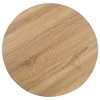 vidaXL Bistro Table, Light Brown 23.6" MDF - 2 of 4