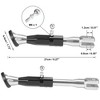 Unique Bargains Universal CNC Aluminum Alloy Adjustable Motorcycle Kickstand Side Support Stand Set - 3 of 4