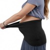 Unique Bargains Women Maternity Belly Band Pregnant Support Belly Bands Black Beige Size M 2 Pcs - 3 of 4