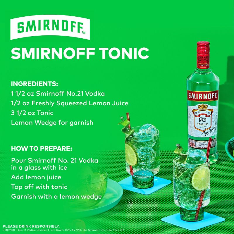 Smirnoff Vodka - 750ml Plastic Bottle, 4 of 7