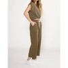 Women's Vivian Wide Leg Terry Pant - ETICA - 2 of 4