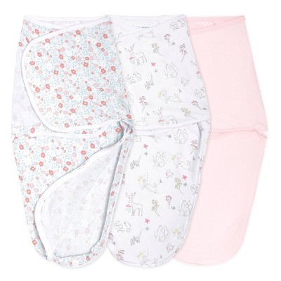 Aden + Anais Essentials Issie - Coperte Di Sicurezza In Mussola Di Cotone 100%, 2 Pezzi, Rosa Radica, 40,5x40,5 Cm