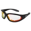 Global Vision Eyewear Hercules Plus 24 Photochromic Safety Motorcycle Glasses with Red Mirror Lenses - 3 of 4
