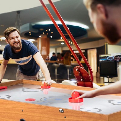 Costway 48'' 3-in-1 Kids Foosball, Billiards, and Hockey Table