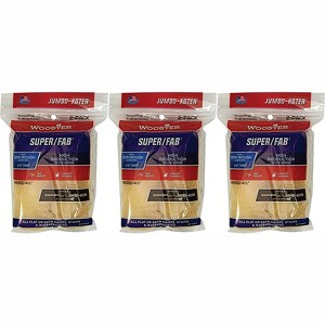 Wooster 4.5" Jumbo-Koter Super/Fab 1/2" Nap 3 Sets Of 2-Pack Roller Cover # RR301-4.5-3PK - 1 of 3