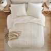 Aimee Waffle Knit  Comforter Set - 4 of 4